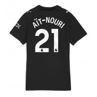 Stroje piłkarskie Manchester City Rayan Ait-Nouri #21 Koszulka Wyjazdowej dla damskie 2025-26 Krótki Rękaw